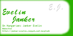 evelin janker business card